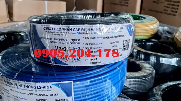 Cáp chống cháy Cadivi - 0,6/1kV Cu/XLPE/PVC-Fr 2x25 mm2